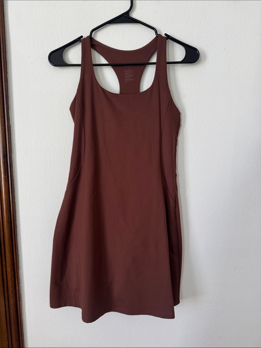 Girlfriend Collective Brown Exercise Dress